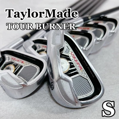 TaylorMade V154 Tour Burner Irons #5-9,Pw(6Clubs)/REAX SuperFast/Flex:Stiff - Image 1 of 4