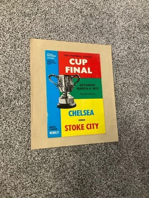 Chelsea v Stoke 1972 League Cup Final Programme. - Image 1 of 3