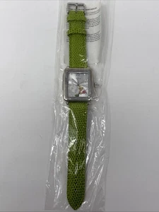 DISNEY TK1022 TINKER BELL FAIRY UHR GRÜN KUNSTLEDERBAND PETER PAN MICKEY - Bild 1 von 4