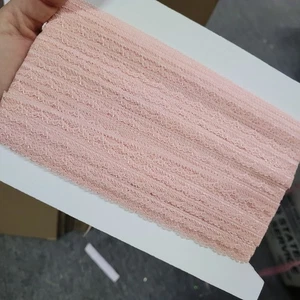 Narrow Lace 3/8" (10mm) Voral Pink Lace 84 Yards doll making lace - Picture 1 of 2