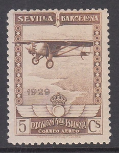 España Sueltos 1929 Edifil 448 ** Mnh - Sevilla Barcelona aereo - Imagen 1 de 1