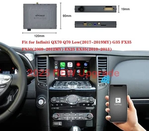Wireless CarPlay Android Auto For Infiniti FX50 FX35 G35 EX25 EX35 QX70 Q70 Low - Picture 1 of 9