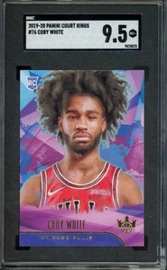 2019-20 Panini Court Kings COBY WHITE #76 RC Rookie Level 1 SGC 9.5 Chicago Bull - Picture 1 of 2