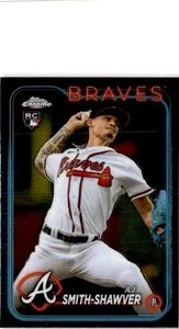 Tarjeta de béisbol Aj Smith-Shawver Topps cromada 2024 - Imagen 1 de 1
