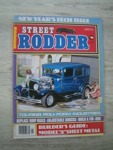 Vintage STREET RODDER Magazine JANUARY 1981 Volume 10, NO. 1 - Picture 1 of 6