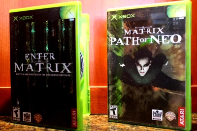 Enter The Matrix & Path of Neo (Microsoft Xbox, 2005) CIB W/ Manuals "TESTED" - Image 1 of 4
