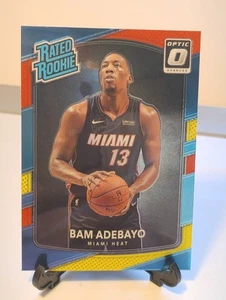 2017-18 Panini Donruss Optic - Rated Rookie Bam Adebayo #187 Rosso e Giallo (RC) - Foto 1 di 4
