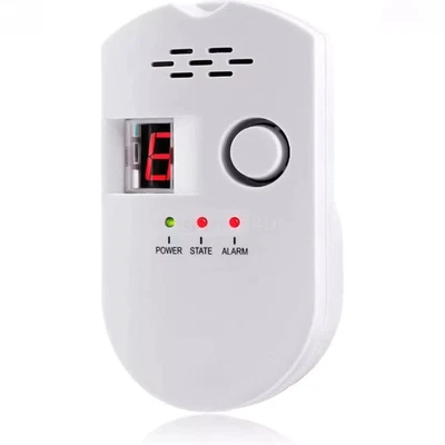HSTMYFS Natural Gas Leak Detector - Plug-In Alarm for Home, Kitchen & RV 85dB