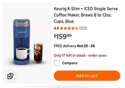 NEW K-Slim + ICED Space-Saving Coffee Maker - Brew Iced or Hot Coffee Anywhere - Image 1 of 4