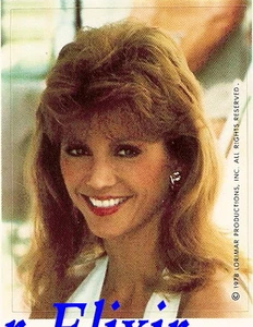 DALLAS Victoria Principal Actress NEW TV Show RARE Vintage Case Sticker - Picture 1 of 1