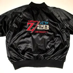 NWT CHEVROLET CAMARO Z/28 EMBROIDERED BLACK NYLON JACKET! NEW/GENUINE CHEVY! 2XL - Picture 1 of 11