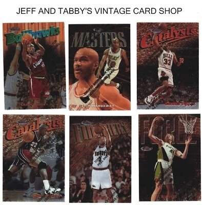 1997-98 Topps Finest Basketball Cards / SEE DROP DOWN MENU 4 card U will receive - Image 1 of 4
