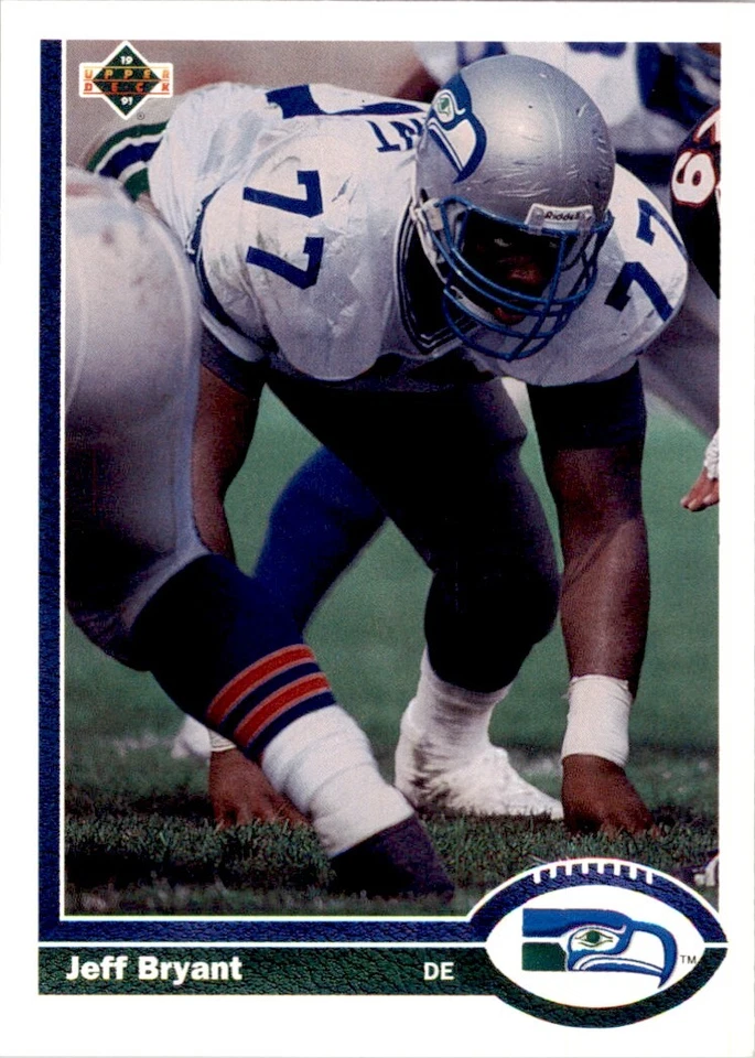 1991 Upper Deck Jeff Bryant Football Cards #338 - Image 1 of 2