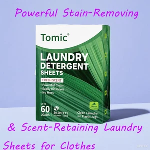 ☀️Clothes Cleaning【Powerful Stain-Removing & Scent-Retaining Laundry Sheets】☀️ - Picture 1 of 14