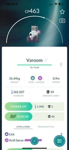 Pokemon Varoom - TRADE 20k Dust