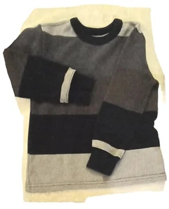 Gap Kids Crew Neck Knit Pullover Boys 4 - 5 , Green , Gray , Black L/Slv. Cott. - Picture 1 of 6