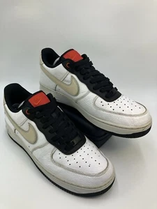 Nike Air Force 1 White LX Crane Trainers Men Size 10 UK 45 EU Rare Swoosh Faded - Picture 1 of 24