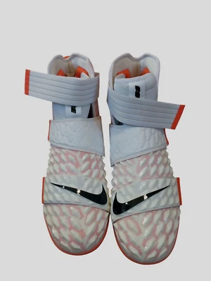 Nike Force Savage Elite TD 2 P Football Cleats BV3962-101 White Orange Size 12.5 - Image 1 of 4