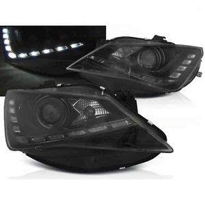 Faro proiettore diurno a led nero per seat ibiza 6j fl dal 2009 al 2015 - Foto 1 di 4