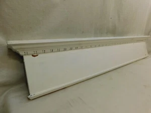 1890's White DOOR PEDIMENT Lintel Header VICTORIAN Style Rope Molding Fir ORNATE - Picture 1 of 6