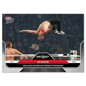 2025 WWE Topps NOW Card #51 Pat McAfee Standout Performance vs Gunther - Bild 1 von 2