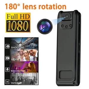 HD 1080P Video Recorder DVR Magnetic Camera Police Camcorder Mini Body Camera - Picture 1 of 17