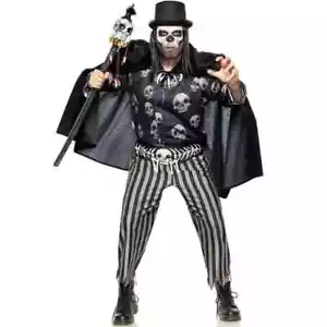 Erwachsene Voodoo Dude Hexe Arzt Kostüm GRÖSSE X1 42-48 Neu - Bild 1 von 2