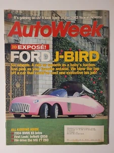 AUTOWEEK Magazine (December 2003) w/ Pink Ford J-BIRD - Imagen 1 de 1