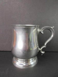 1960's VTG Williamsburg Restoration STIEFF Pewter Beer Stein Tankard Mug CW55-30 - Picture 1 of 16