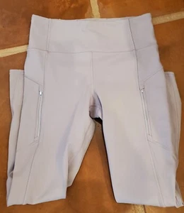ATHLETA Rainier Tight Thermal Reflective Leggings Zip Pockets - Sz MEDIUM - Picture 1 of 6