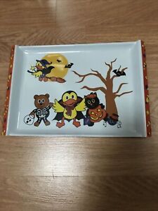 Childs Halloween" Spooky Hollow" Tray VTG 2006 Melamine Ware food safe