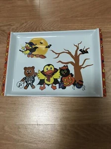 Childs Halloween" Spooky Hollow" Tray VTG 2006 Melamine Ware food safe - Picture 1 of 3