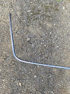 1967-1969 Dodge Dart RH Lower Back Glass Window Trim Moulding - Picture 1 of 7