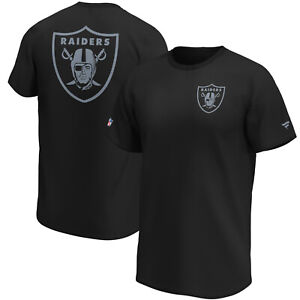 NFL T-Shirt Las Vegas Raiders Silver Logo Graphic Football Shirt schwarz