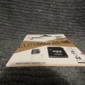 Emtec Elite Gold 32 GB Micro SD Card Class 10 - Picture 1 of 3