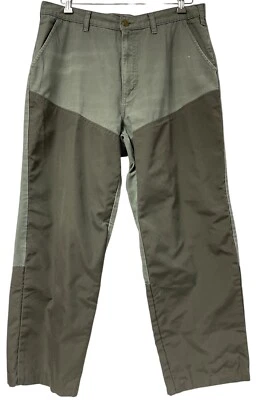 Field Stream Brush Pants 38x27 Leg Facing Canvas Hunting Authentic Outdoor Gear - Image 1 of 4