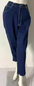 Vintage GITANO Taglia Proporzionalmente 32/18W Short Denim Blu Donna Plus Jeans - Foto 1 di 6