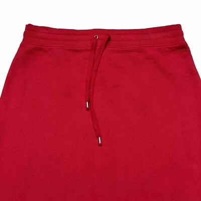 NUEVO CON ETIQUETAS Falda Larga Etiqueta Negra Lauren Ralph Lauren Talla M Roja Blanca Azul Dbl Dividida Foto 1 de 4