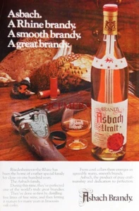 3 x 'ASBACH URALT' Rhine Brandy Adverts #2 : Original 1970s PRINT ADS - Picture 1 of 3