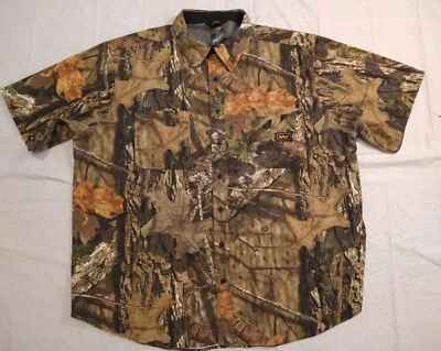 Walls Mens Realtree Camo Heavy L/S Button up Hunting/Shooting Shirt Size 3xr - Image 1 of 4