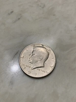 1971 Half Dollar Liberty JFK Coin Rare Authentic - Image 1 of 2