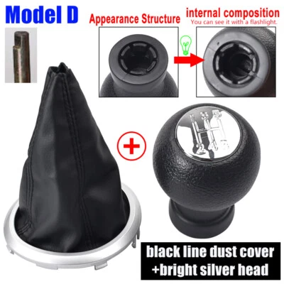 2007-2013 For Suzuki SX4 5 Speed Gear Shift Knob Lever Shifter Gaiter Boot Cover — 第 1/4 张图片