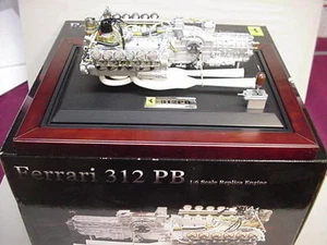 FERRARI METAL 312 PB V-12 ENGINE & TRANSMISSION HUGE 1/6 W/SOUND GMP UNBELIEVAB - Picture 1 of 10