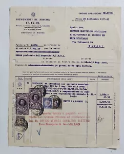 16638 82/crt Vecchio documento - Istrumenti di misura CGS - Monza 1933 - Foto 1 di 2