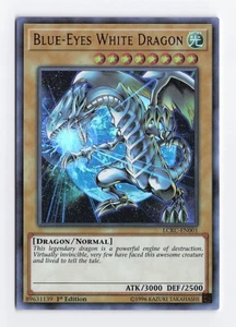 Drago Bianco Occhi Blu LCKC-EN001 Ultra Rara 1° Edizione Carta Yugioh TCG NM - Foto 1 di 2