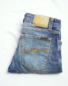 Nudie Skinny Lin Tight Slim Jeans Herren Gr. W29 L30 S Small Zip Fly STRETCH - Bild 1 von 10