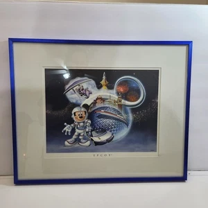 Disney Epcot Mickey Mouse Framed Art - Picture 1 of 4