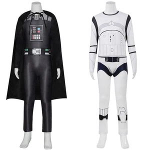 *Star Wars Cosplay Darth Vader Das Erwachen der Kraft Stormtrooper Mask Jumpsuit - Bild 1 von 14