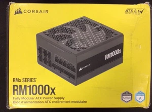 CORSAIR RM1000x Fully Modular ATX Power Supply Black CP-9020271-NA - Afbeelding 1 van 2