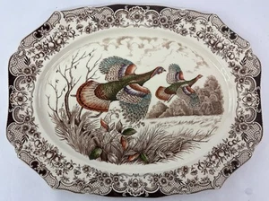 Windsor Ware Johnson Brothers "Wild Turkeys" vassoio da portata ovale 20 pollici - Foto 1 di 21